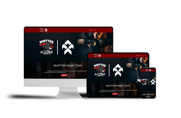 website design Bufftermuaythai by kammee