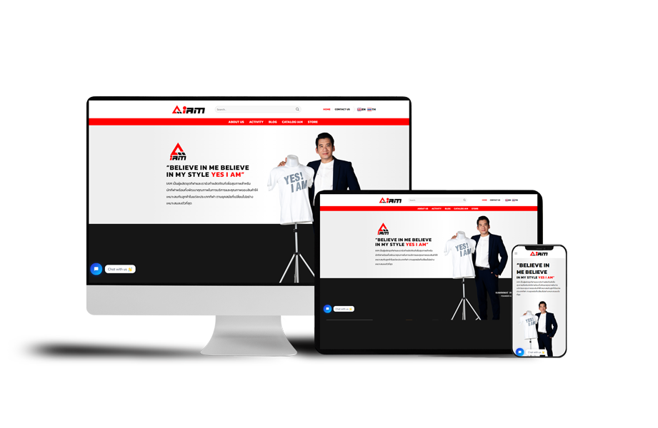 website design WEAREIAM by kammee
